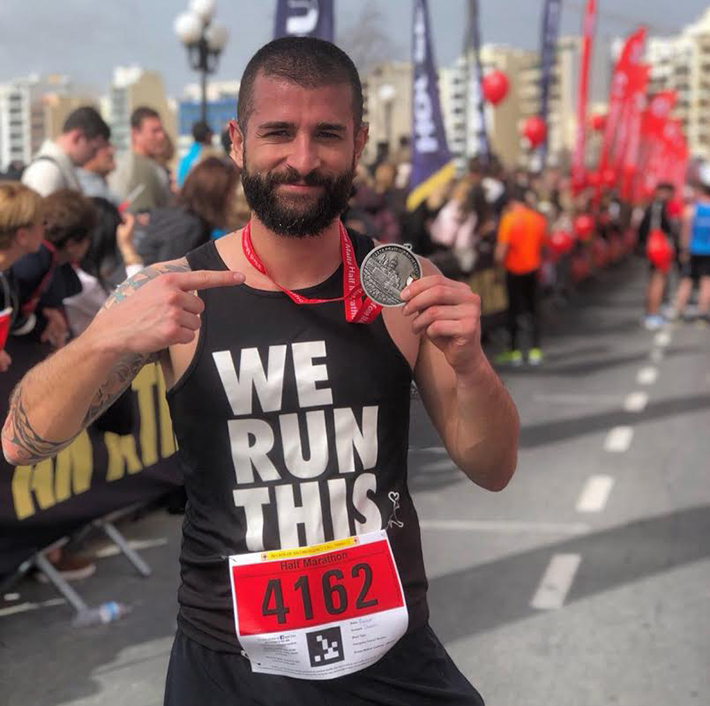 Malta Half Marathon raccontata da Vincenzo Docimo medaglia