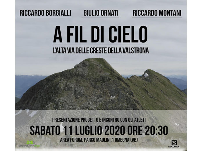 A fil di cielo, l'alta via delle creste della Valsesia (presentazione progetto ed incontro con gli atleti)