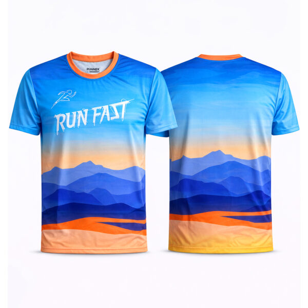 T-shirt tecnica Blue Orange